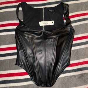 Olivaceous Landra Corset Bustier with boning NWT